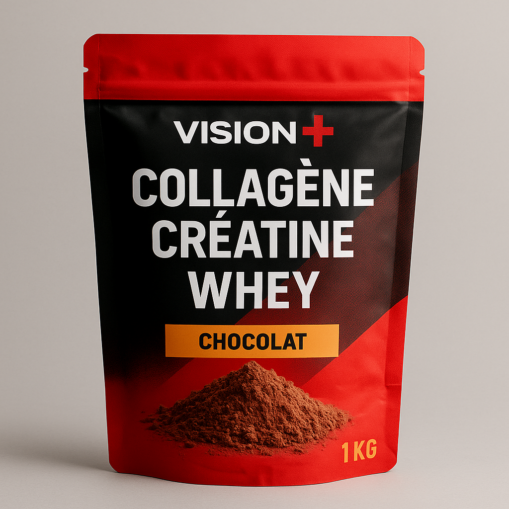 Whey + collagène + créatine